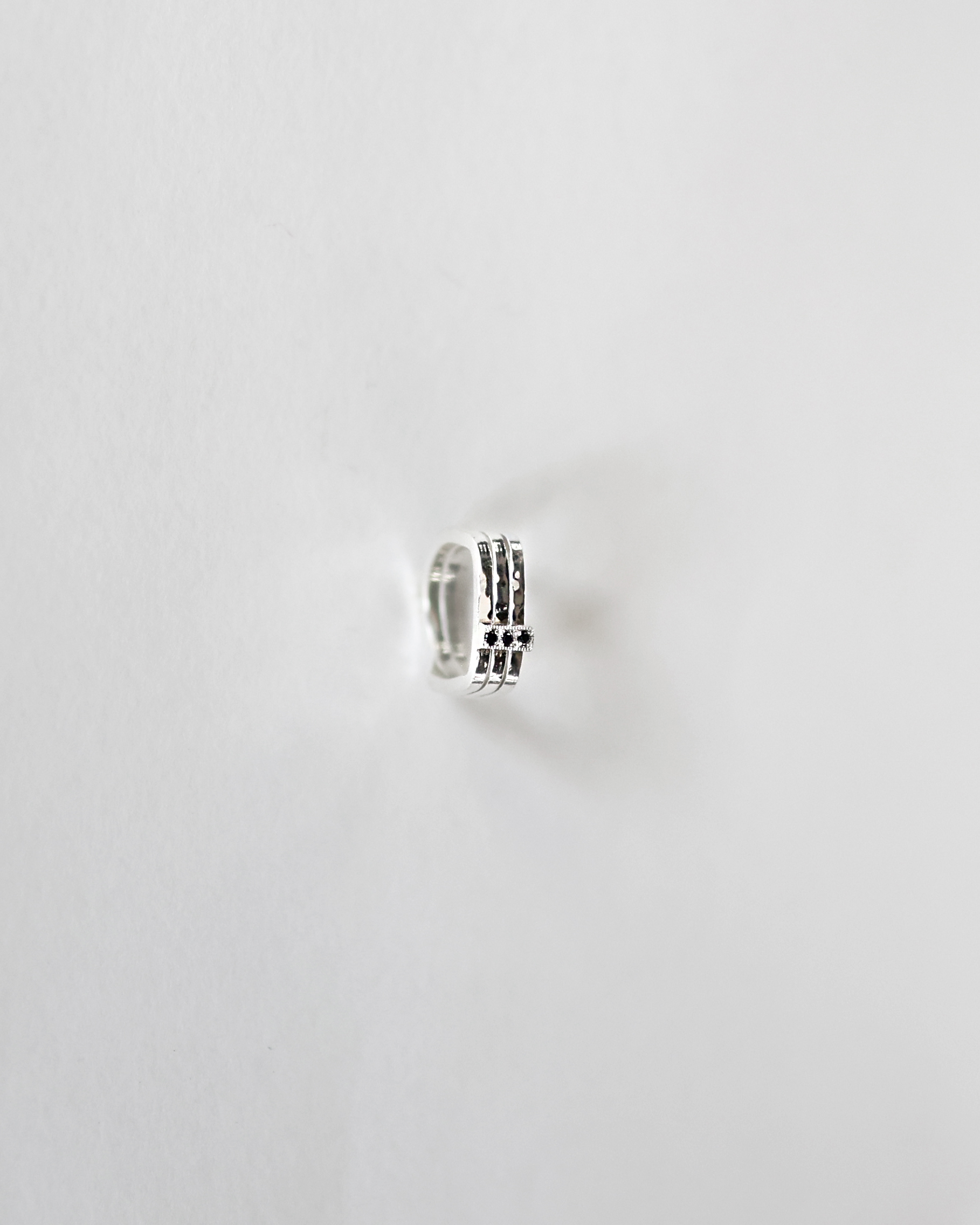 IKANI ხელნაკეთი ვერცხლის ბეჭედი - სამკაული ქალებისთვის, ცირკონი - სურათი 2