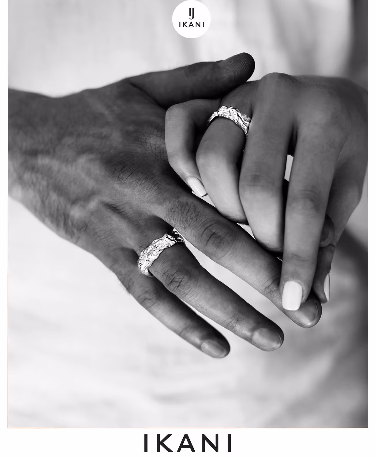 IKANI ხელნაკეთი წყვილის ბეჭედი ვერცხლის 925 (Unisex) მოდელის ვერცხლის სამკაული მამაკაცებისთვის და ქალებისთვის - სურათი 2