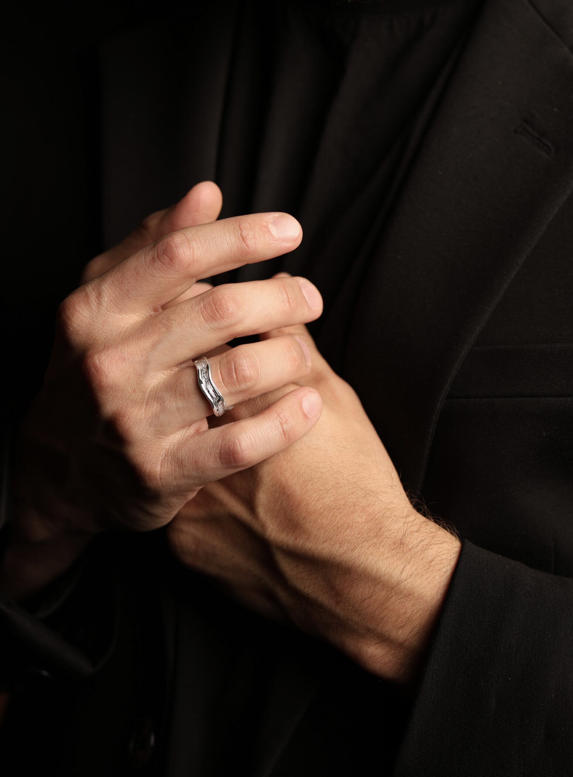 IKANI ხელნაკეთი ვერცხლის ბეჭედი, დამზადებულია უმაღლესი 925 სინჯის ვერცხლით - Image 2